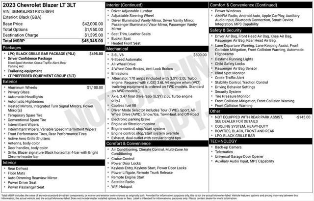 2023 Chevrolet Blazer AWD 3LT