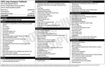 2023 Jeep Compass Trailhawk
