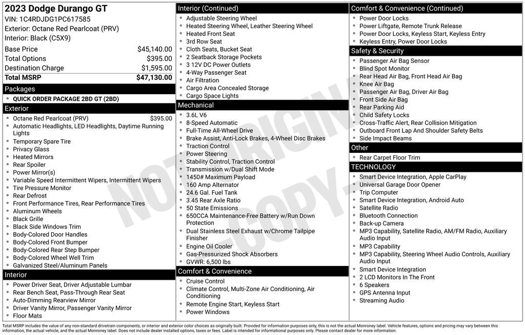 2023 Dodge Durango GT AWD