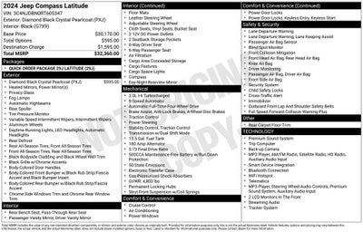 2024 Jeep Compass Latitude 4x4