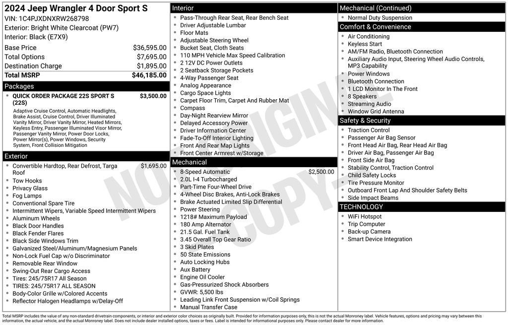 2024 Jeep Wrangler 4-Door Sport S - Photo 33