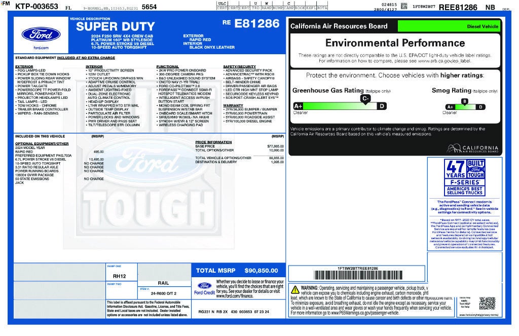 2024 Ford Super Duty F-250 SRW XL