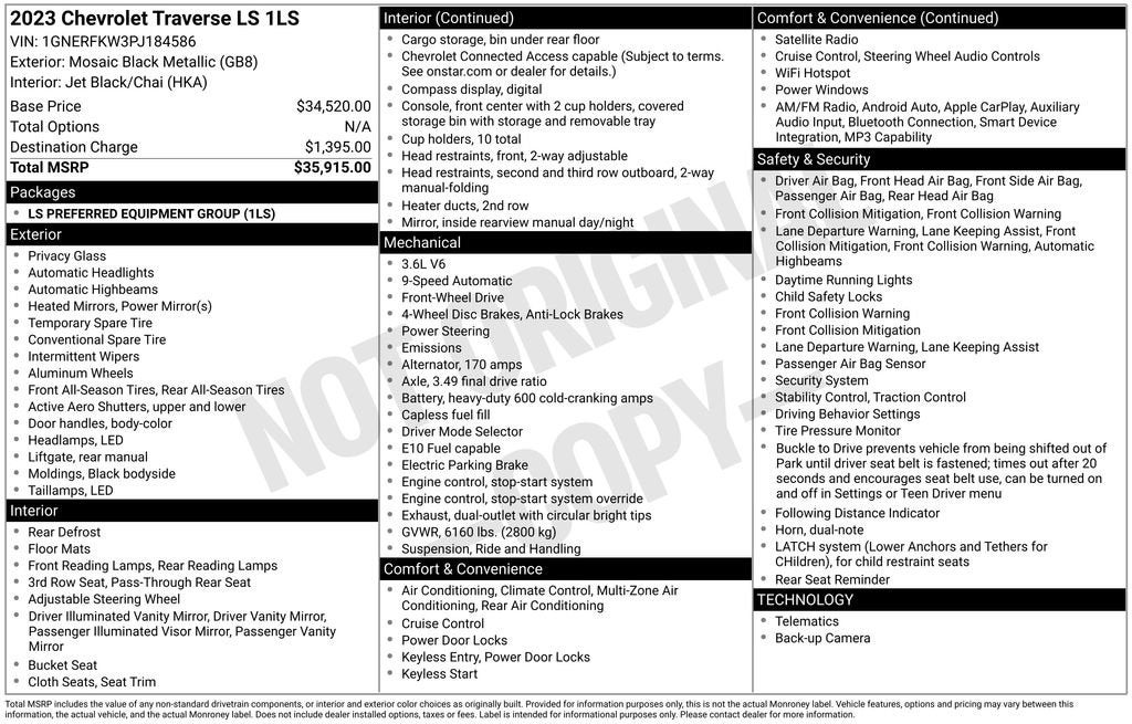 2023 Chevrolet Traverse LS - Photo 28