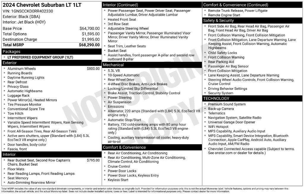 2024 Chevrolet Suburban LT