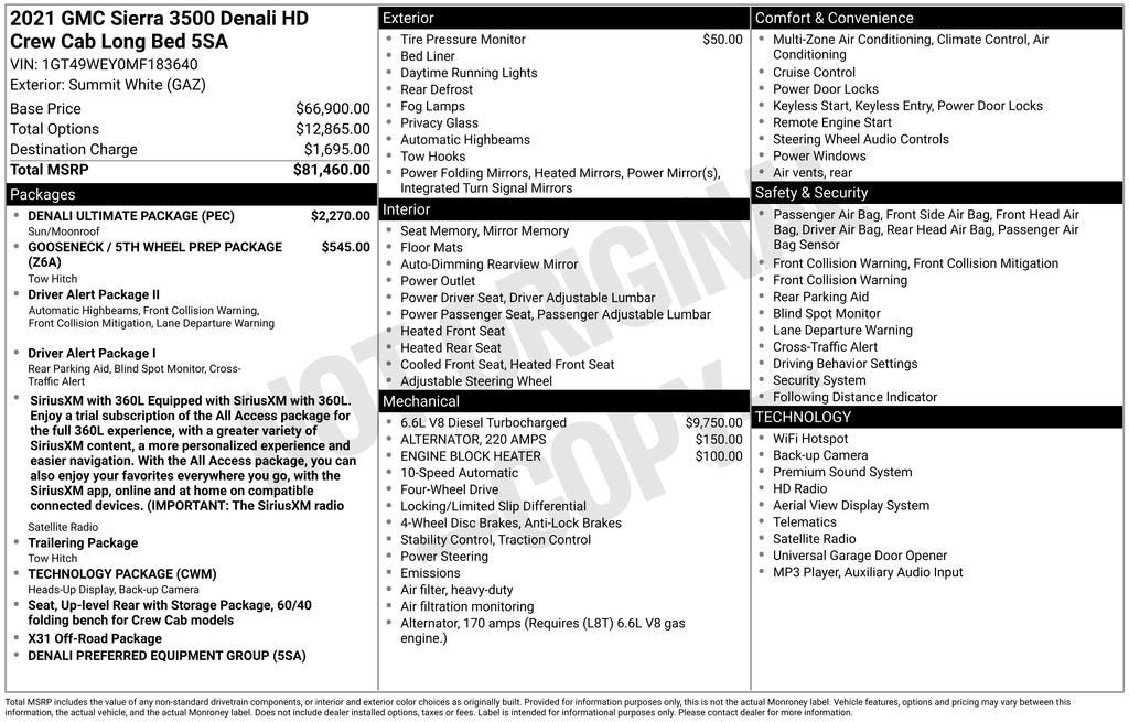 2021 GMC Sierra 3500 HD Base