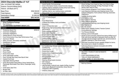 2024 Chevrolet Malibu 1LT