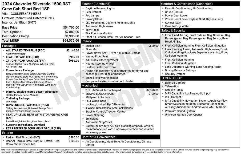2024 Chevrolet Silverado 1500 RST