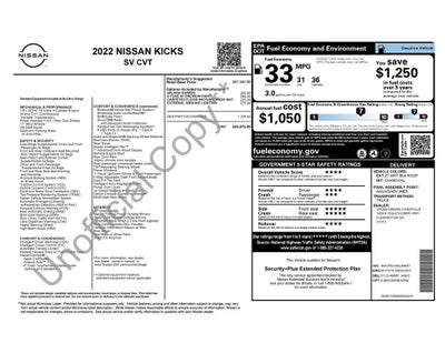 2022 Nissan Kicks SV