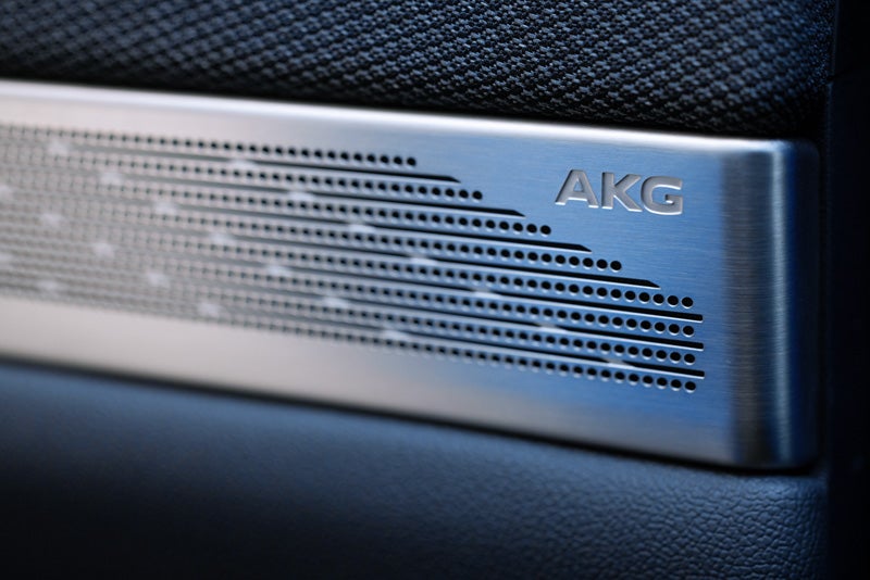 Close-up View of the AKG Studio Audio Speaker | Dan Vaden Chevrolet Savannah in Savannah GA